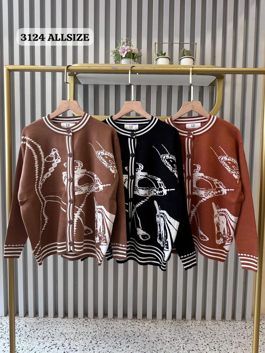 3124 Cardigan Rajut