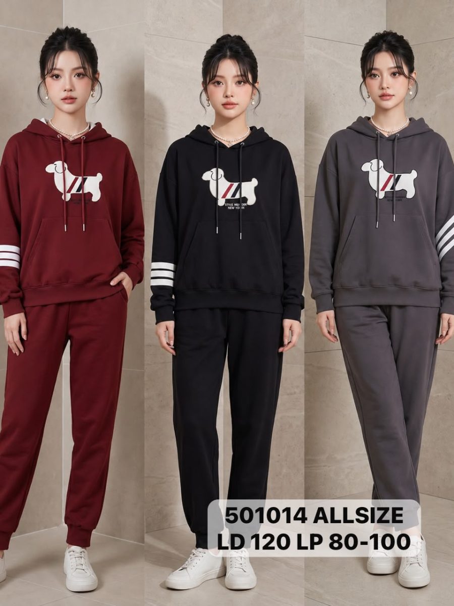 501014 set kaos bordir