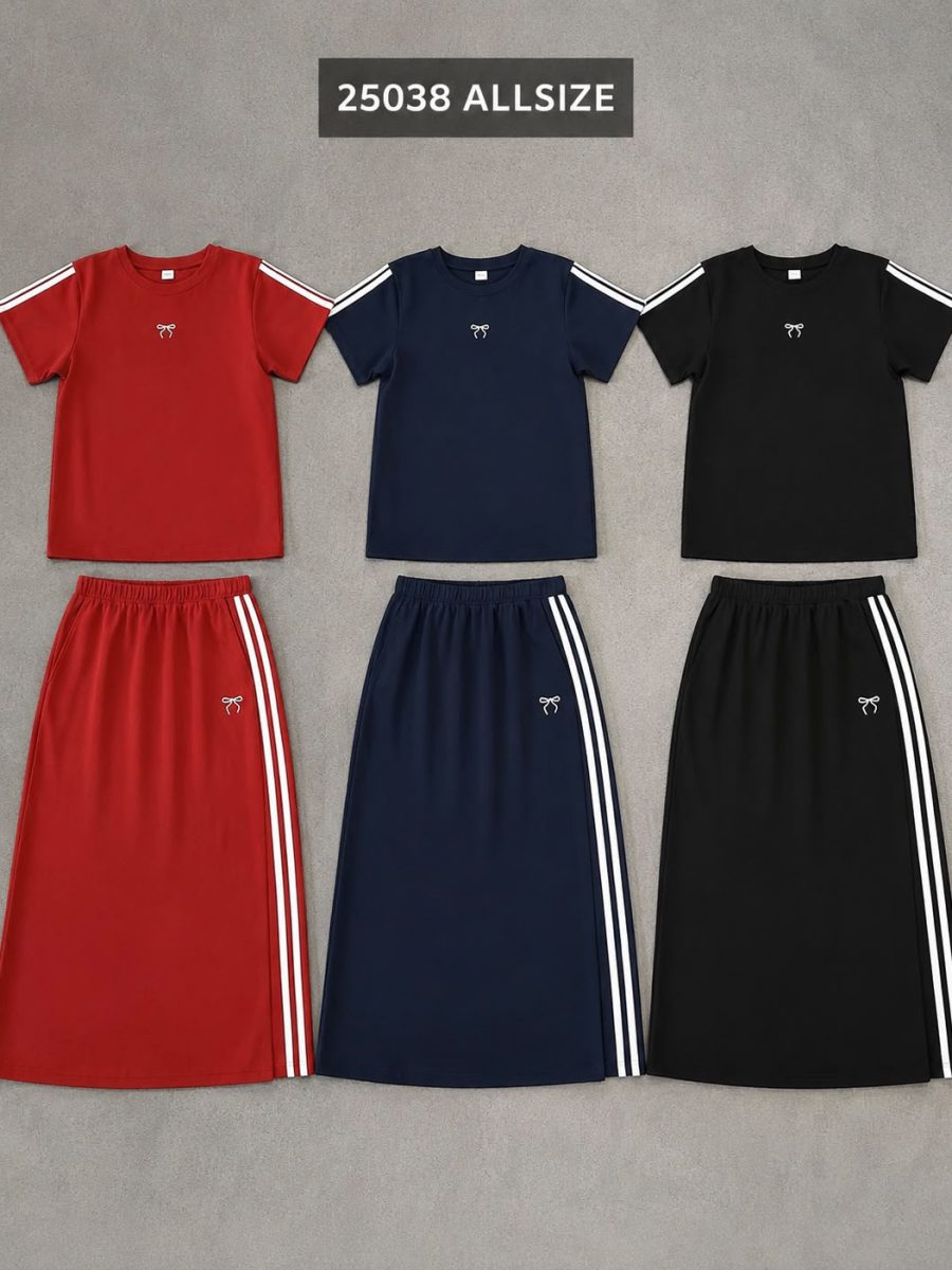 25038 set kaos bordir