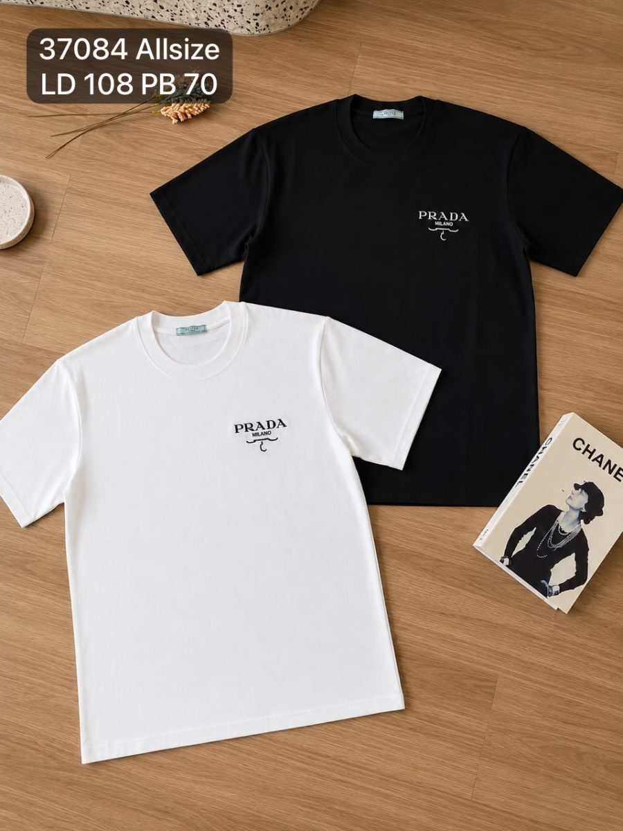 37084 kaos katun bordir