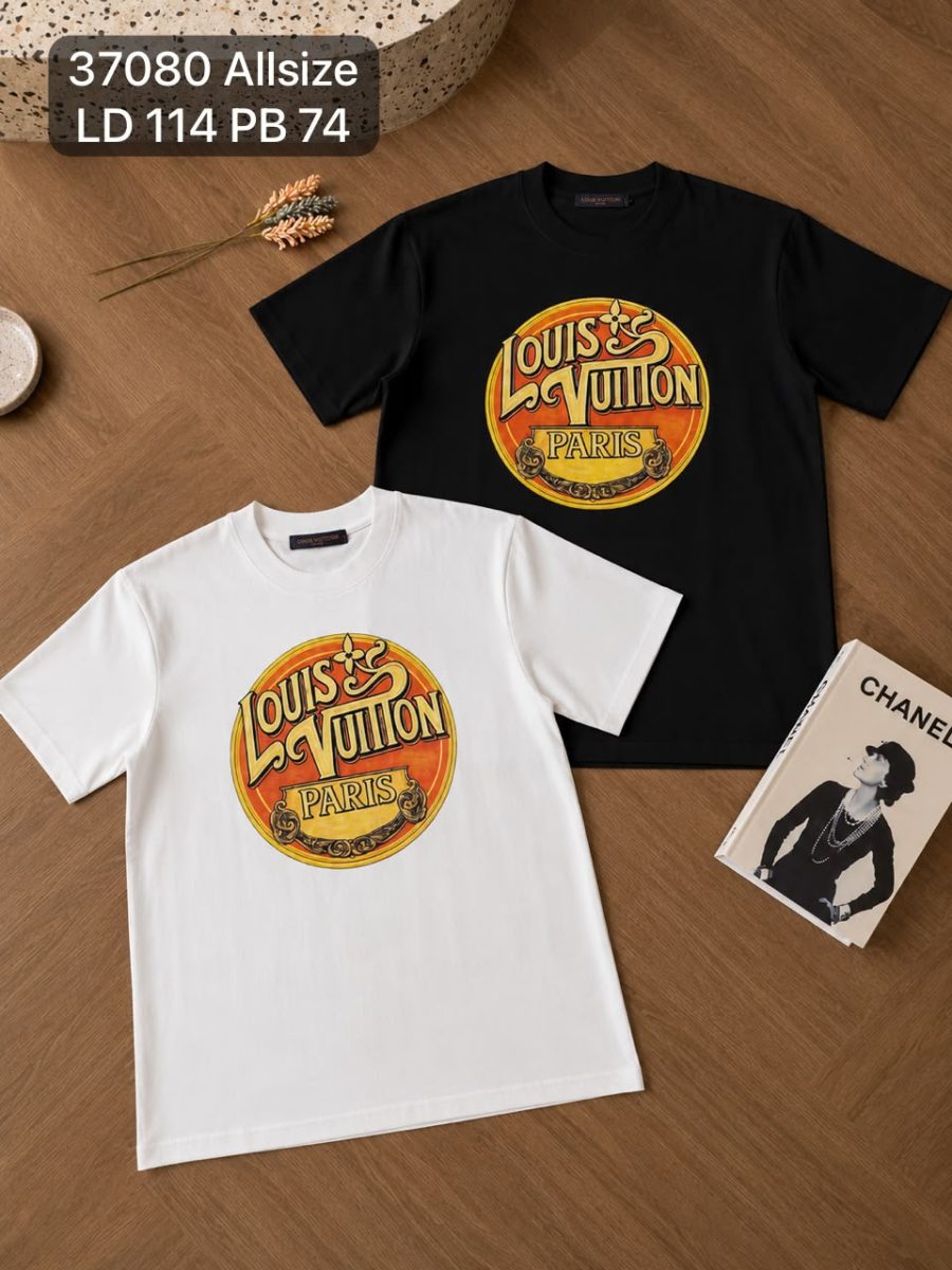 37080 kaos katun print